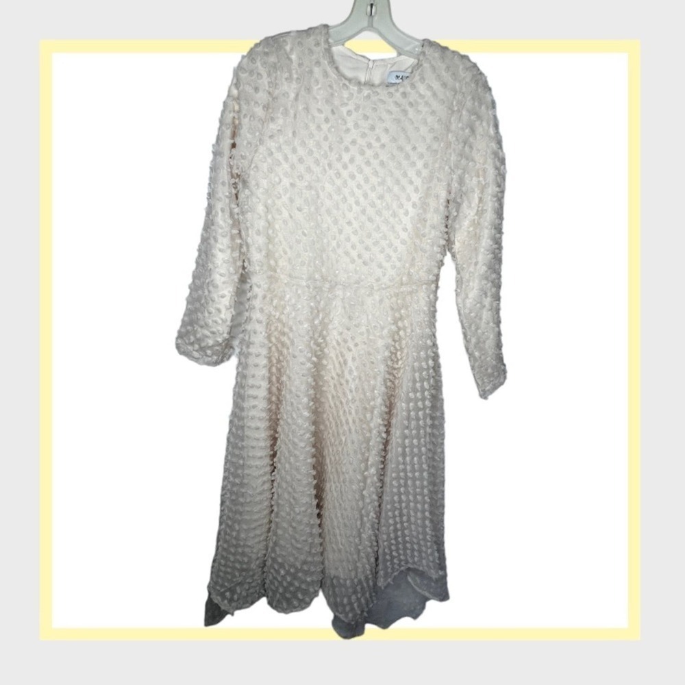 Maisie Runway Pom‎ Pom Asymmetrical Dress NWT